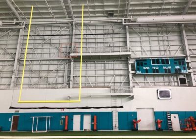 Miami Dolphins Goal Posts and Netting at Training Facility
